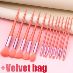 13Pcs Soft Fluffy Makeup Brushes Set